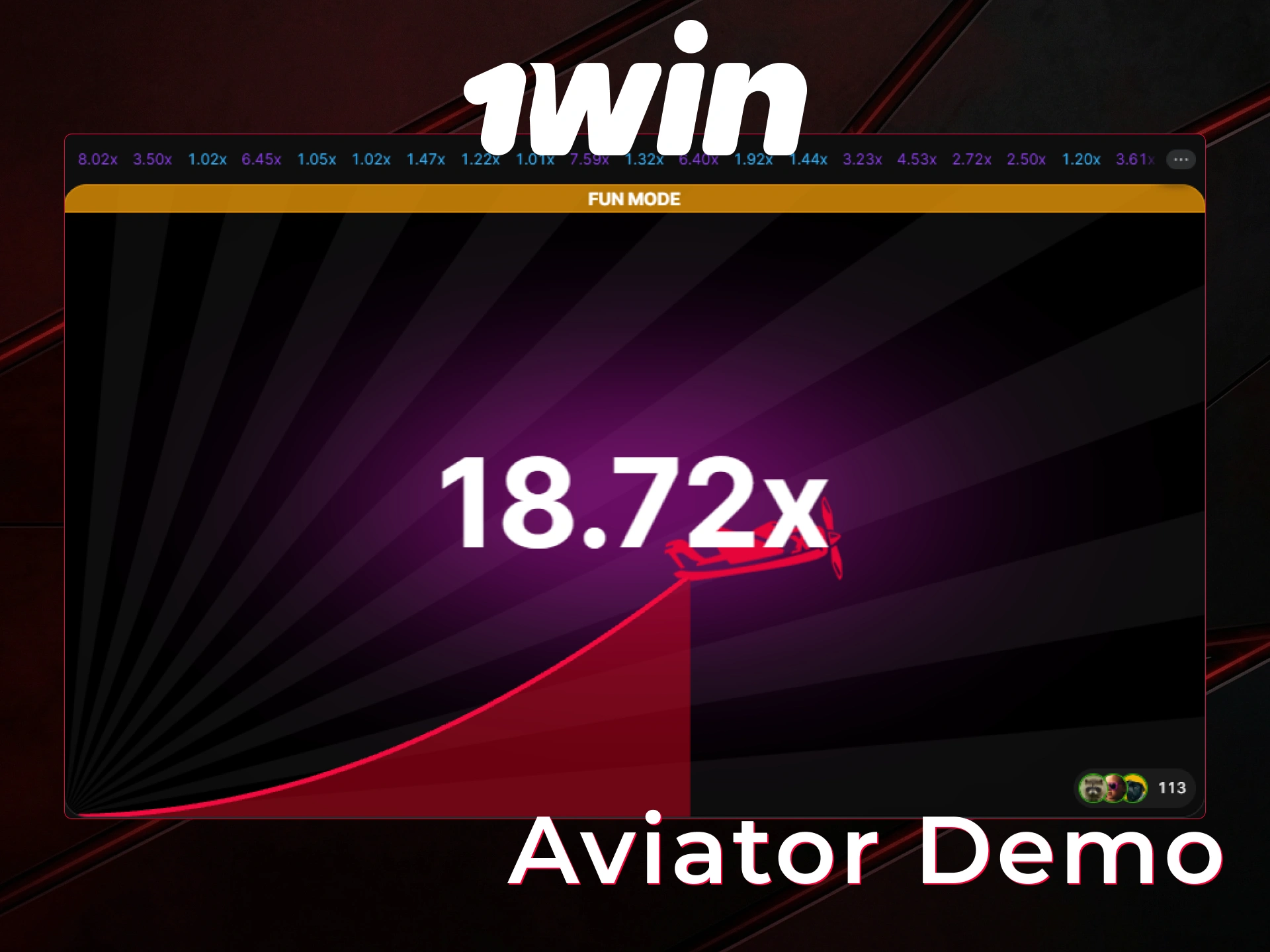 Try the Aviator demo on 1win to practice without real money.