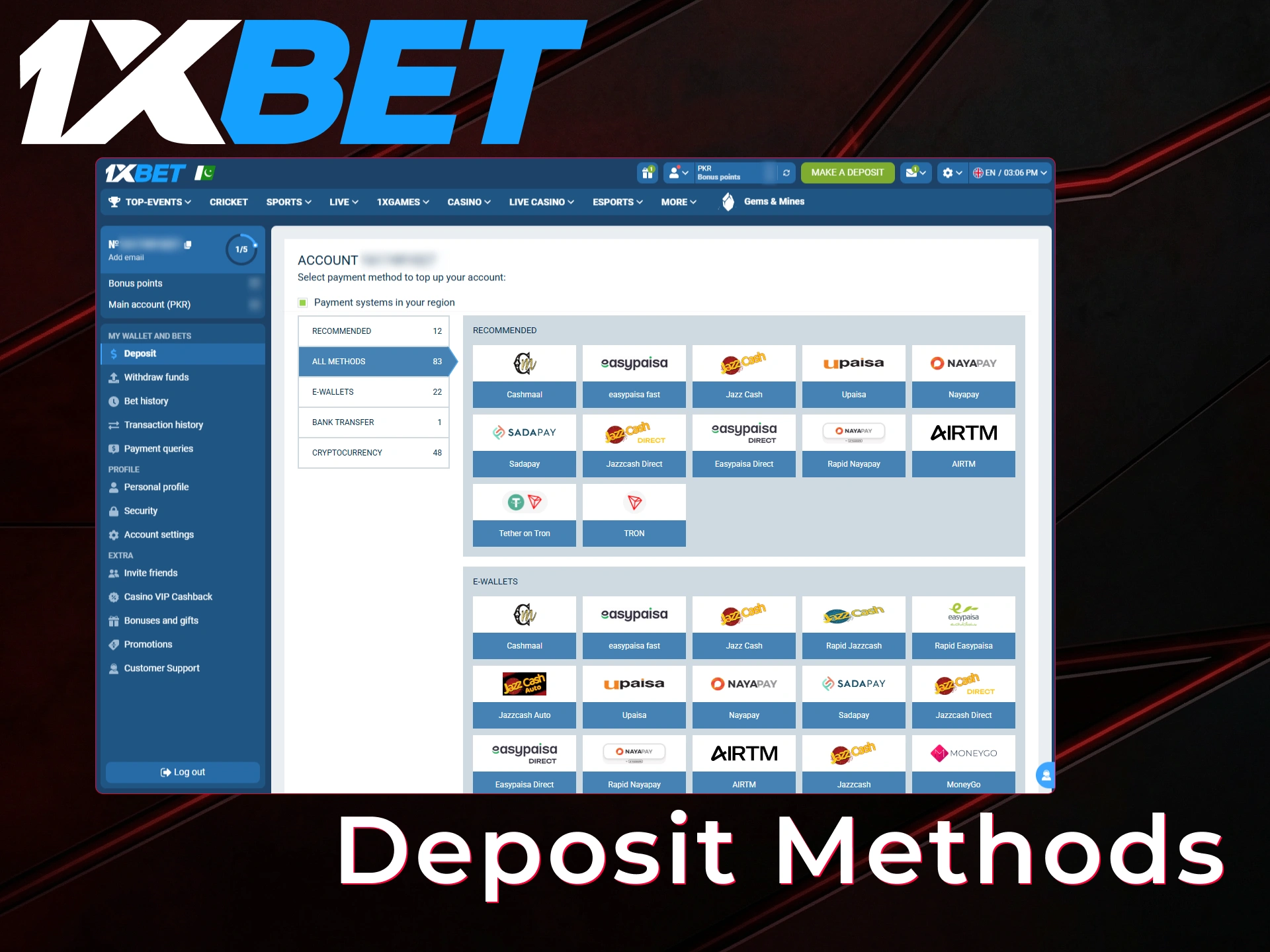 Read the official guide on how to deposit money for Aviator.