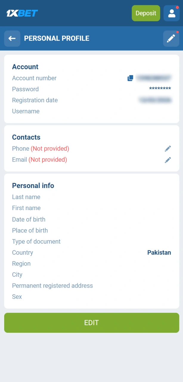 Complete verification to secure your 1xBet Aviator account and winnings.