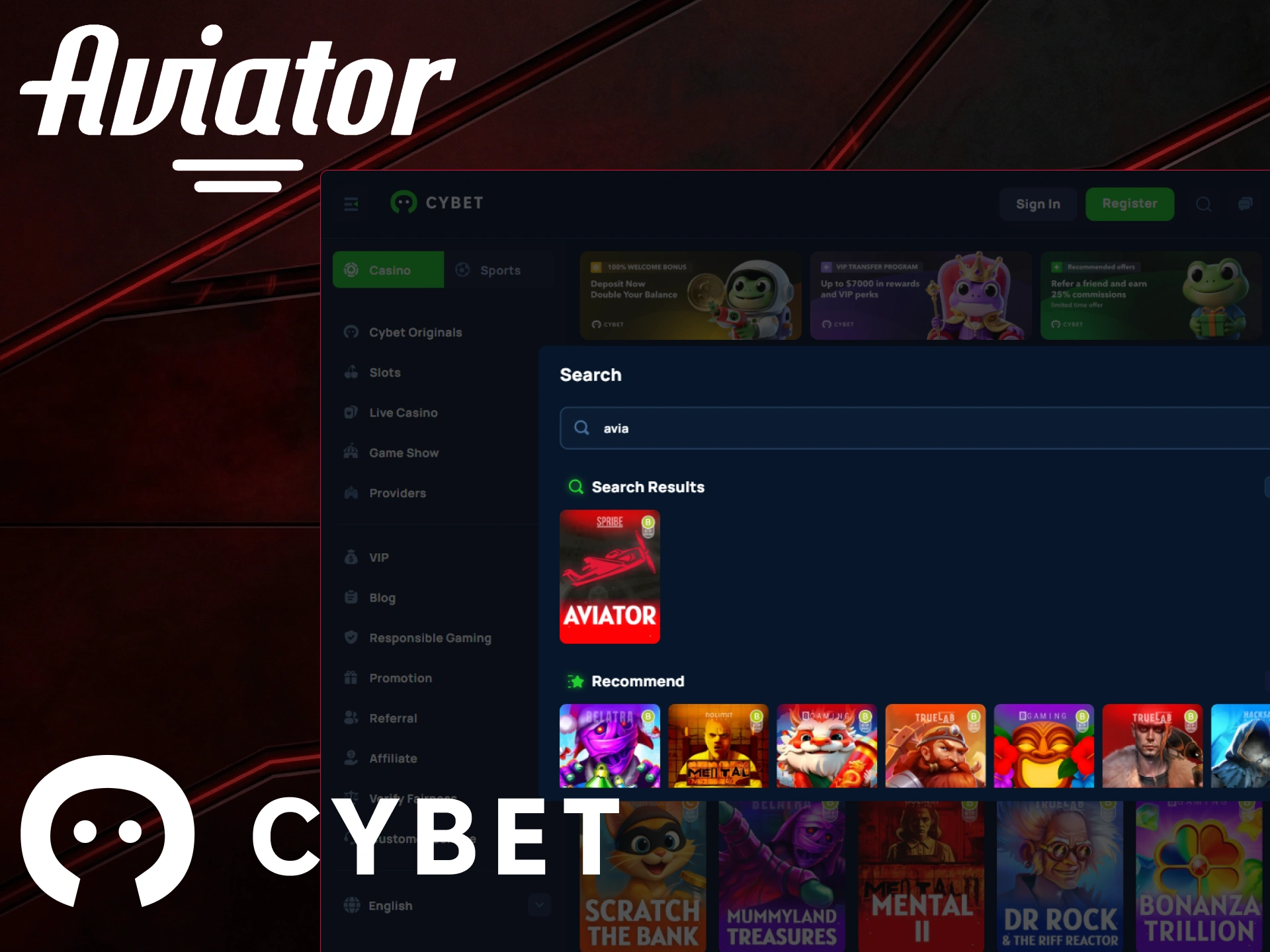 Start your Aviator betting journey on the Cybet platform today.