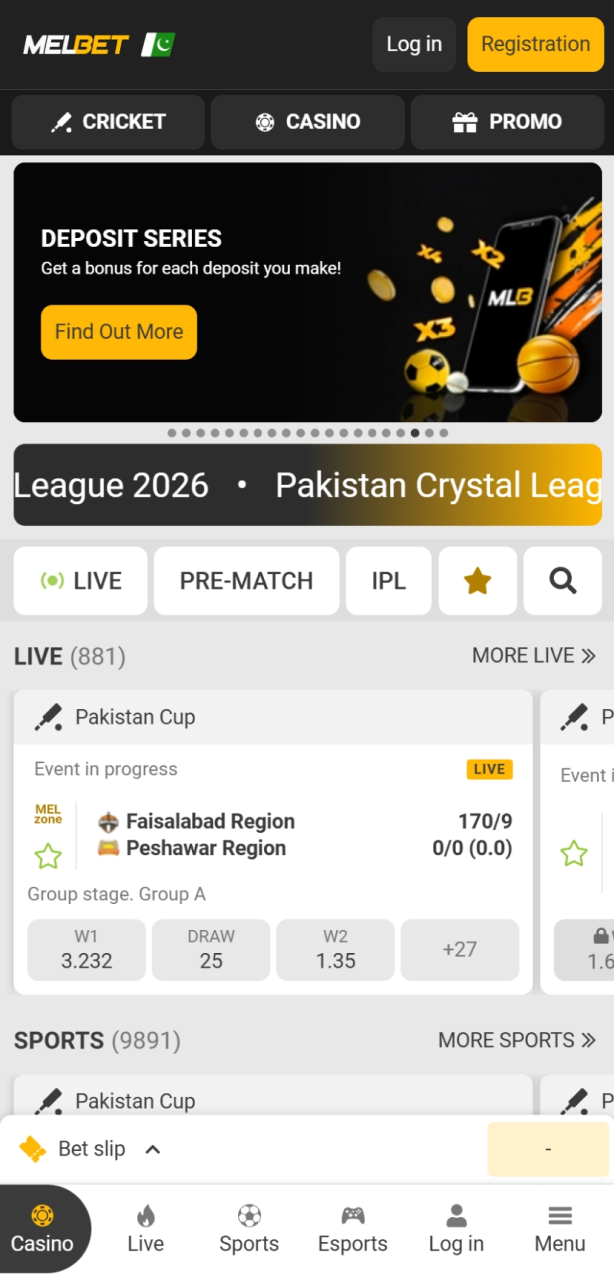 Visit the Official MelBet Website to play the Aviator game.