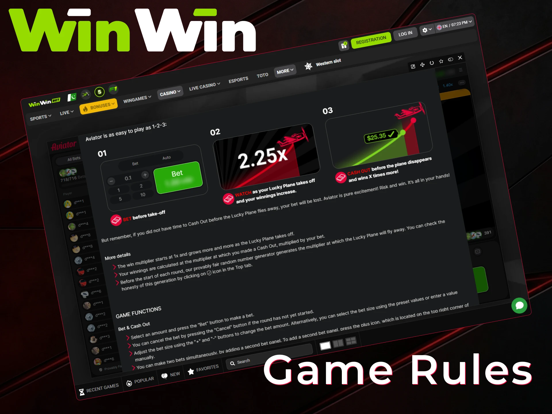 Master the Aviator game rules to understand how to play.